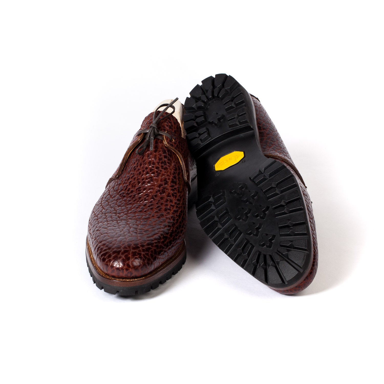 Derby "One-Eyelet" made of North American Water Buffalo Leather - purely handmade